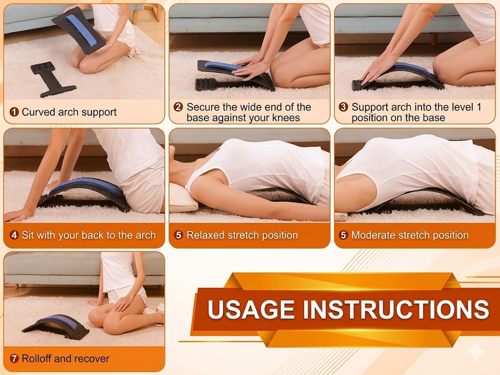 Back Pain Relief Posture Corrector Back Stretcher