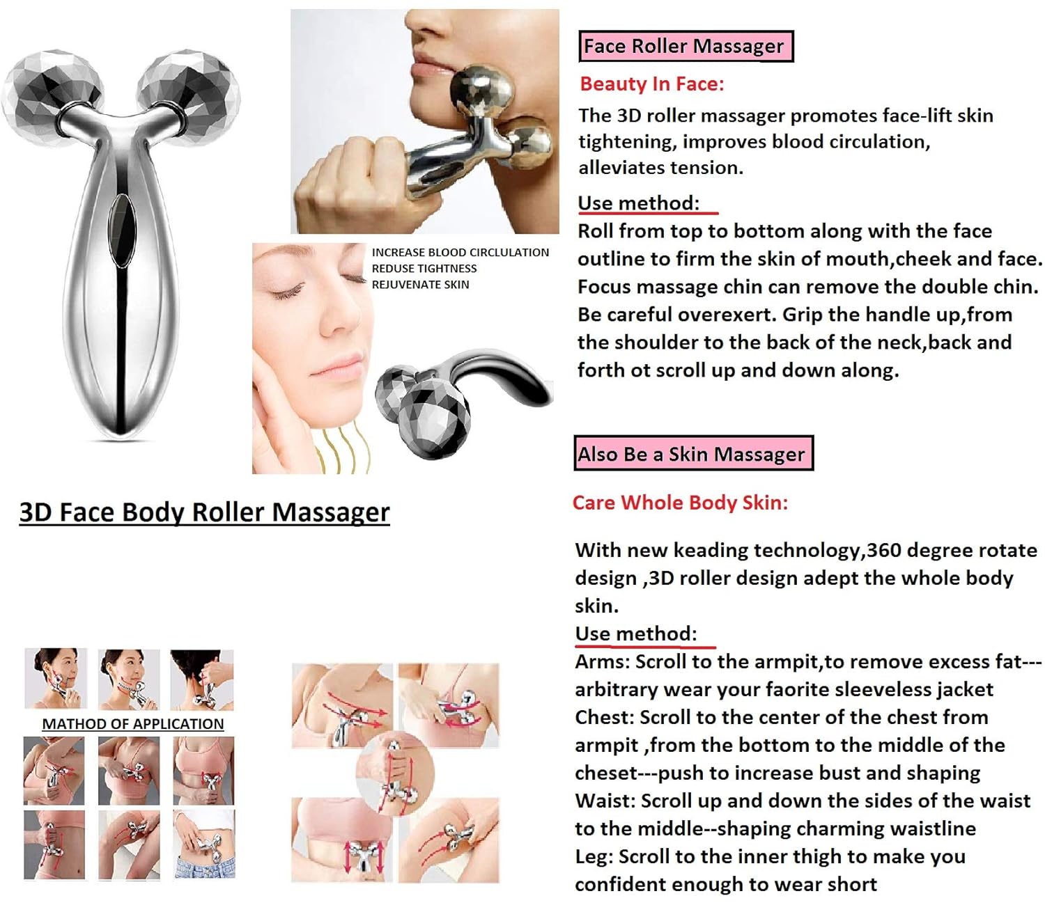3D Face Lift Roller