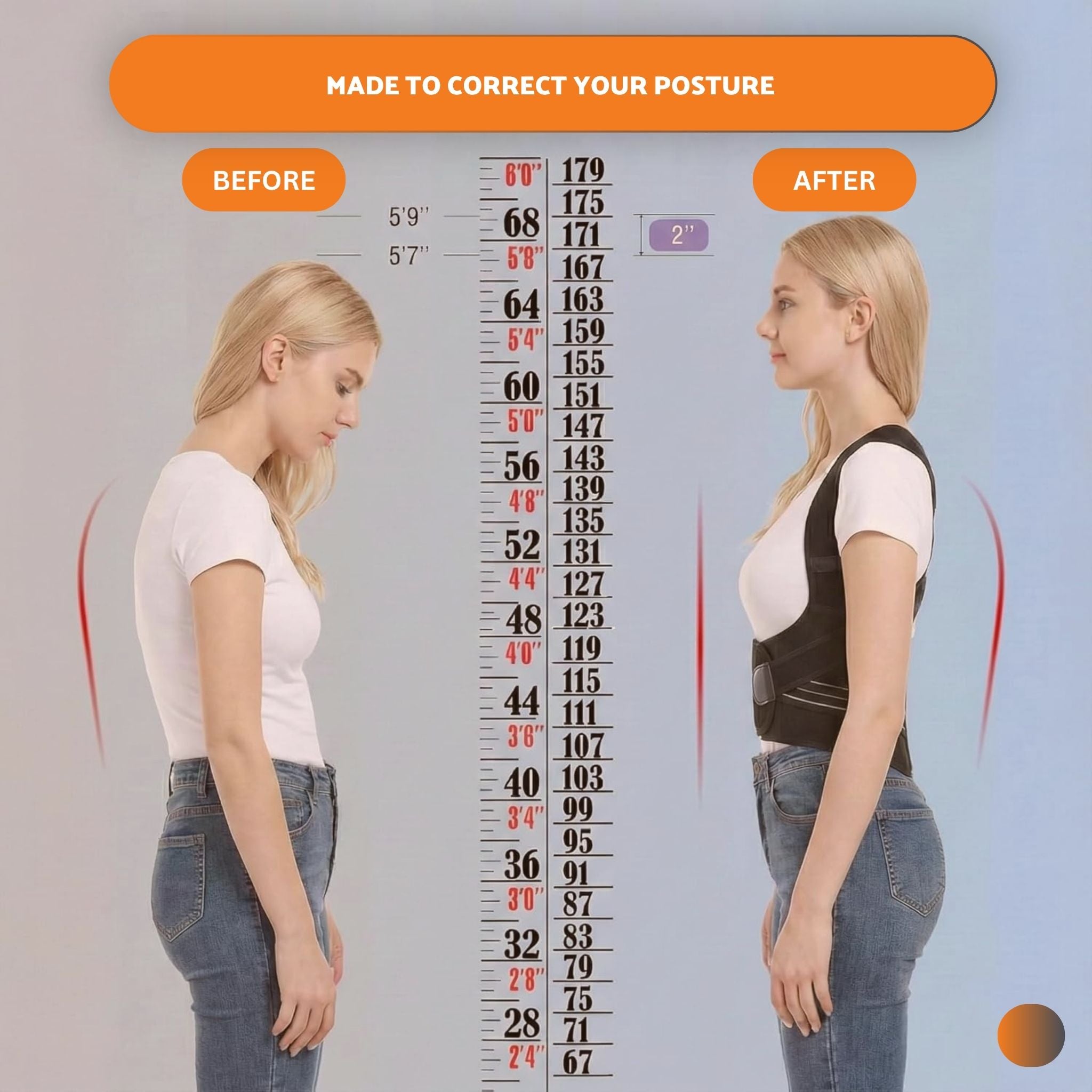 Adjustable Men And Women Posture Corrector