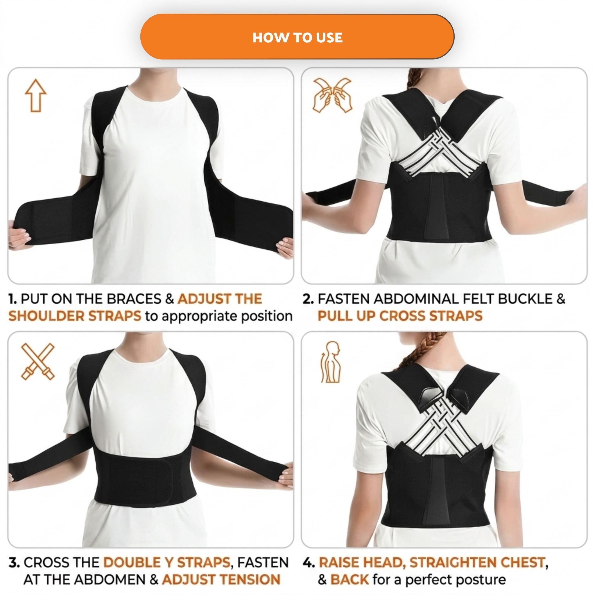 Adjustable Men And Women Posture Corrector