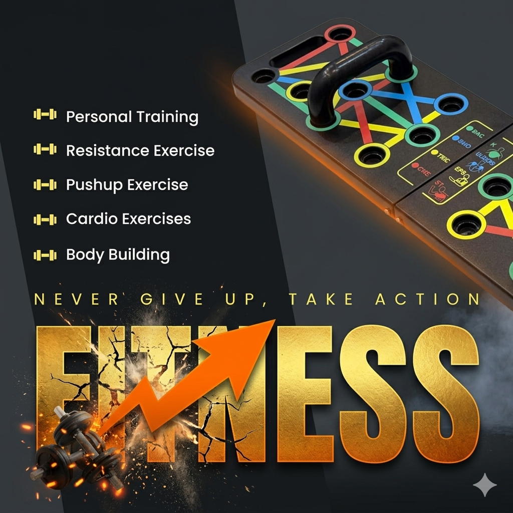 Foldable Push-Up Board Pro
