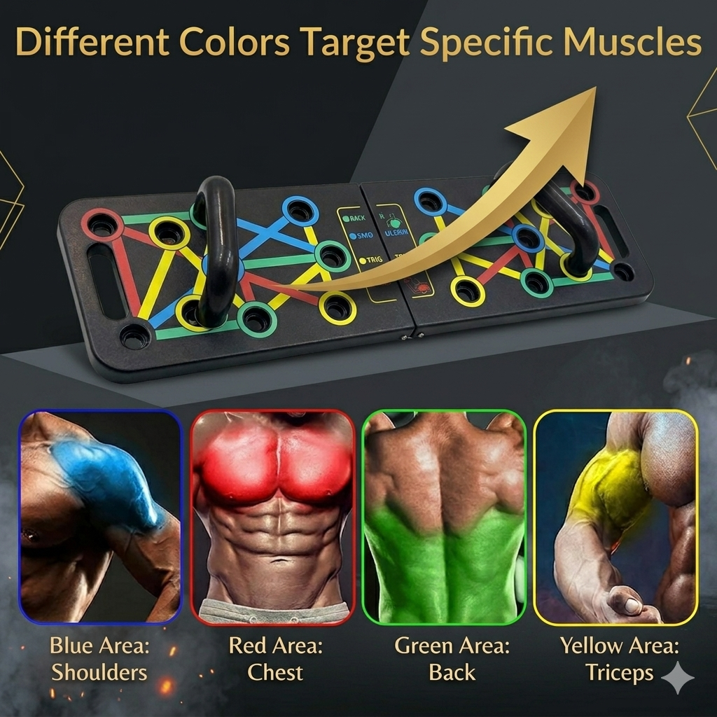 Foldable Push-Up Board Pro